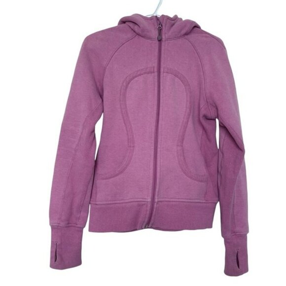 lululemon athletica Jackets & Blazers - Lululemon Pink Scuba Hooded Jacket US S